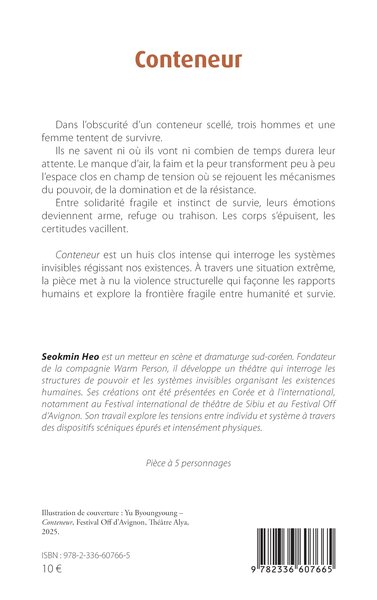 Conteneur, Tragédie contemporaine (9782336607665-back-cover)