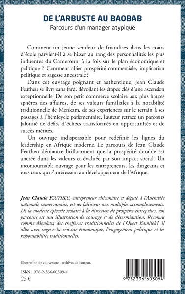 De l'arbuste au baobab, Parcours d’un manager atypique (9782336603094-back-cover)