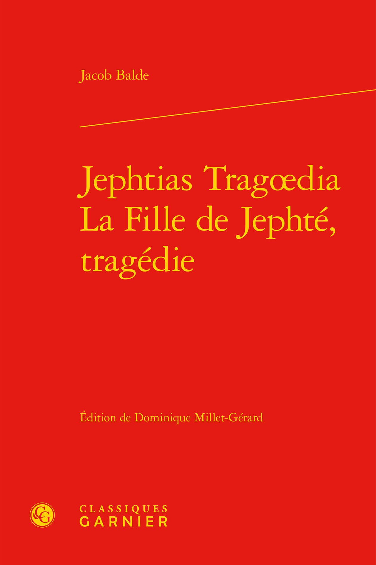 Jephtias Tragoedia / La Fille de Jephté, tragédie (9782406097174-front-cover)
