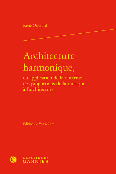 Architecture harmonique, (9782406061472-front-cover)
