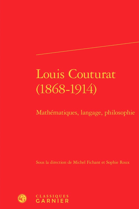 Louis Couturat (1868-1914), Mathématiques, langage, philosophie (9782406057611-front-cover)