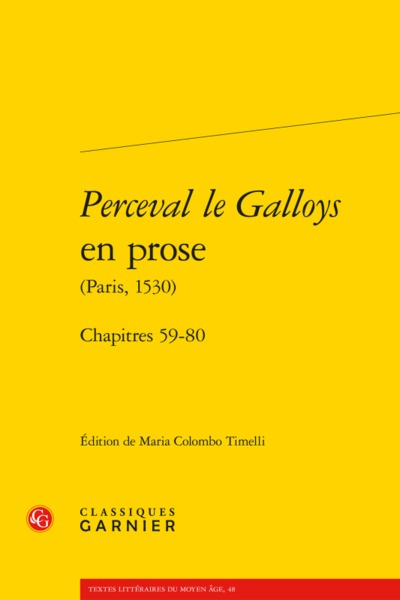 Perceval le Galloys en prose, Chapitres 59-80 (9782406074892-front-cover)