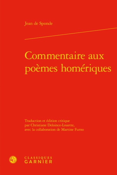 Commentaire aux poèmes homériques (9782406064305-front-cover)