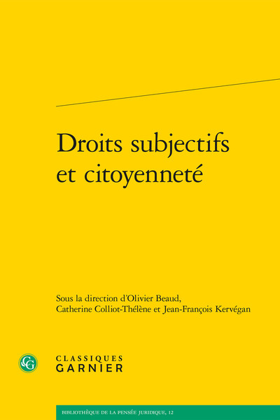 Droits subjectifs et citoyenneté (9782406091363-front-cover)