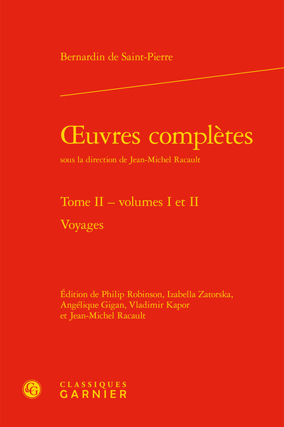 oeuvres complètes, Voyages (9782406092384-front-cover)