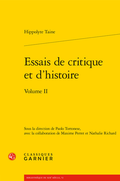 Essais de critique et d'histoire (9782406091219-front-cover)
