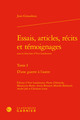 Essais, articles, récits et témoignages, D'une guerre à l'autre (9782406099857-front-cover)