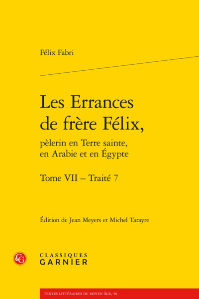 Les Errances de frère Félix,, Traité 7 (9782406078807-front-cover)
