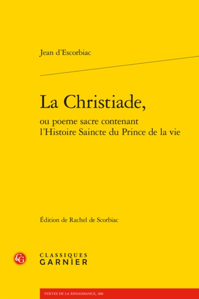 La Christiade, (9782406061151-front-cover)