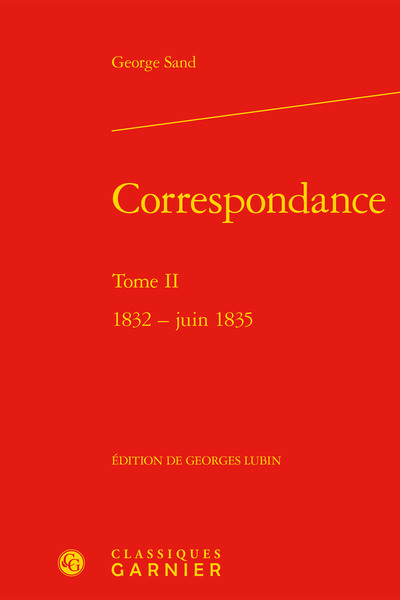Correspondance, 1832 - juin 1835 (9782406084334-front-cover)