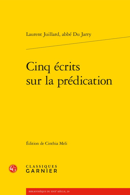 Cinq écrits sur la prédication (9782406068174-front-cover)