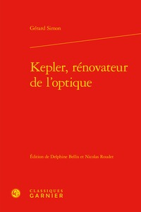 Kepler, rénovateur de l'optique (9782406080145-front-cover)
