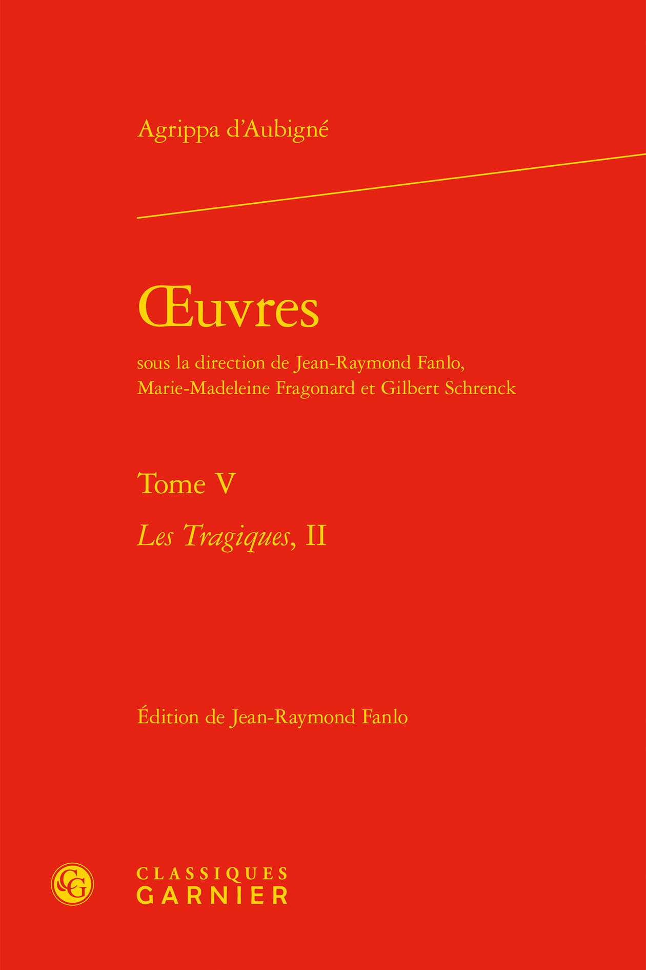 oeuvres, Les Tragiques, II (9782406090786-front-cover)