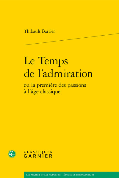 Le Temps de l'admiration (9782406080923-front-cover)