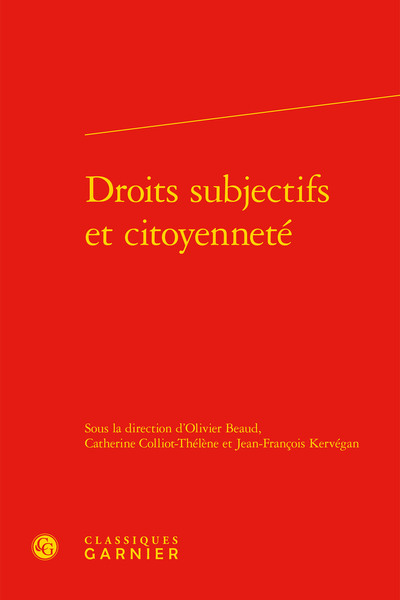 Droits subjectifs et citoyenneté (9782406091370-front-cover)