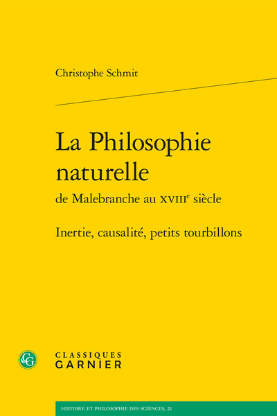 La Philosophie naturelle, Inertie, causalité, petits tourbillons (9782406087335-front-cover)