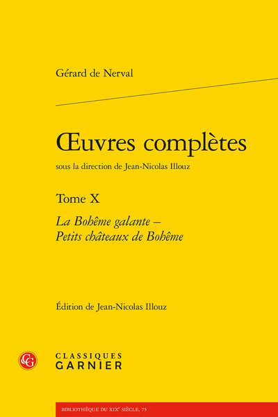 oeuvres complètes, La Bohême galante - Petits châteaux de Bohême (9782406094401-front-cover)