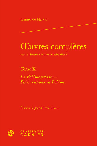 oeuvres complètes, La Bohême galante - Petits châteaux de Bohême (9782406094418-front-cover)