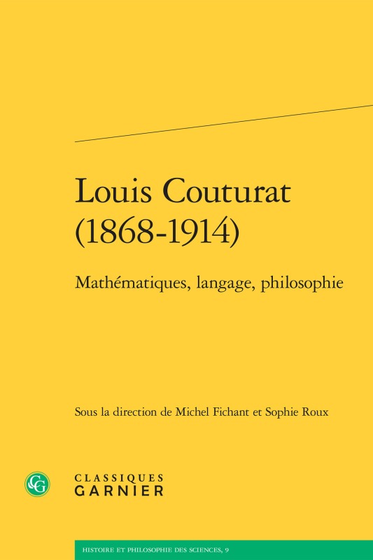 Louis Couturat (1868-1914), Mathématiques, langage, philosophie (9782406057604-front-cover)