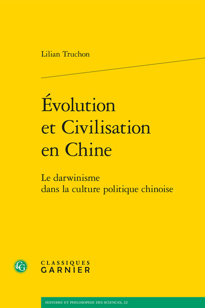 Évolution et Civilisation en Chine, Le darwinisme dans la culture politique chinoise (9782406086499-front-cover)