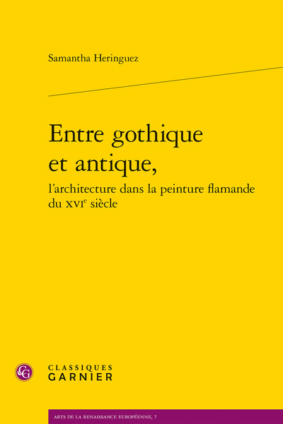 Entre gothique et antique, (9782406087038-front-cover)