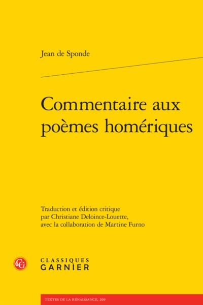 Commentaire aux poèmes homériques (9782406064299-front-cover)