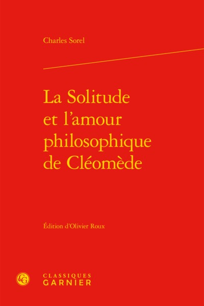 La Solitude et l'amour philosophique de Cléomède (9782406061441-front-cover)