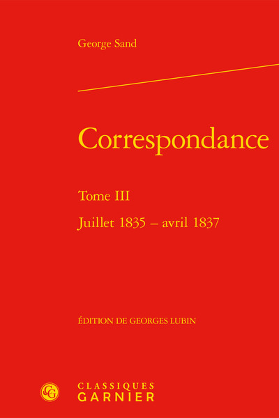 Correspondance, Juillet 1835 - avril 1837 (9782406084365-front-cover)