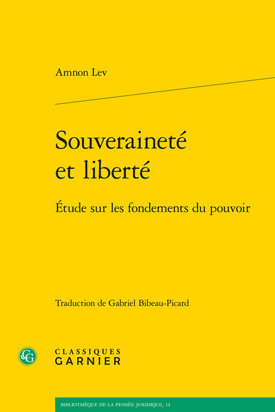 Souveraineté et liberté, Étude sur les fondements du pouvoir (9782406097396-front-cover)