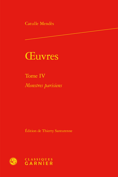 oeuvres, Monstres parisiens (9782406093077-front-cover)