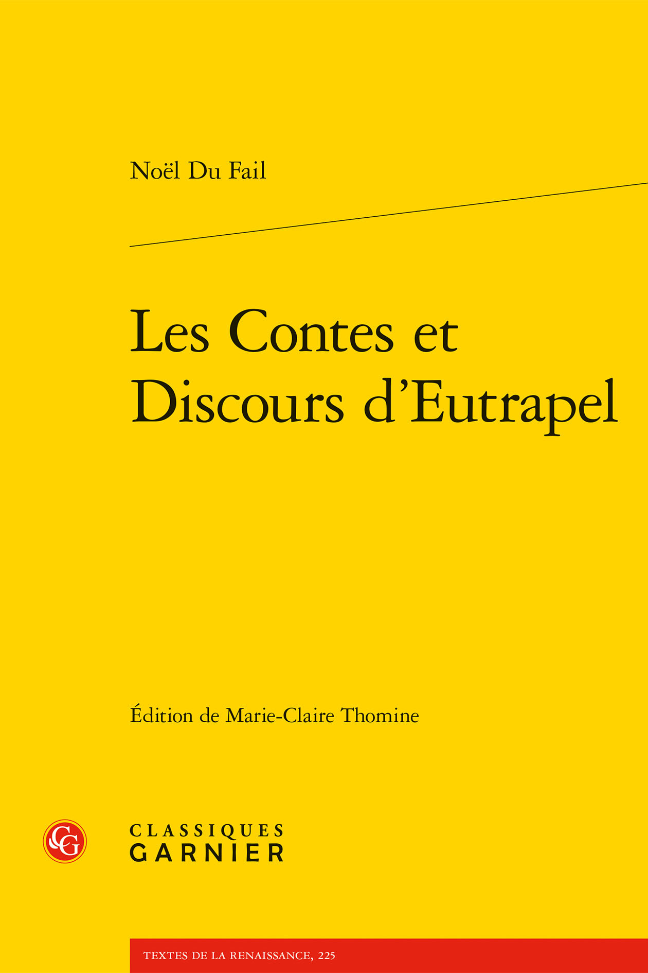 Les Contes et Discours d'Eutrapel (9782406097679-front-cover)