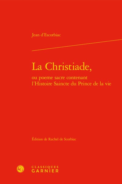 La Christiade, (9782406061168-front-cover)