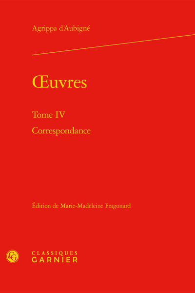 oeuvres, Correspondance (9782406058779-front-cover)