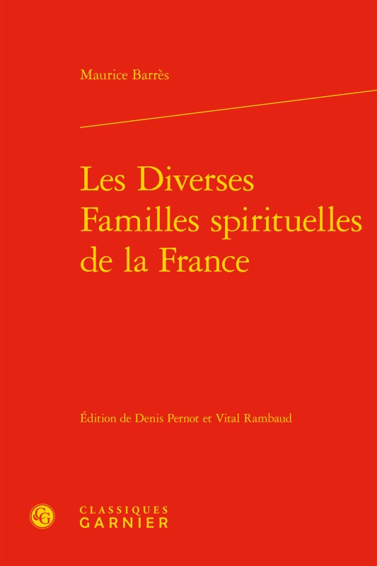 Les Diverses Familles spirituelles de la France (9782406066835-front-cover)