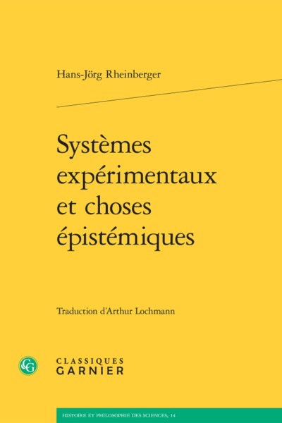 Systèmes expérimentaux et choses épistémiques (9782406062462-front-cover)