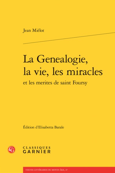 La Genealogie, la vie, les miracles (9782406074861-front-cover)