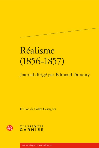Réalisme (1856-1857), Journal dirigé par Edmond Duranty (9782406063766-front-cover)