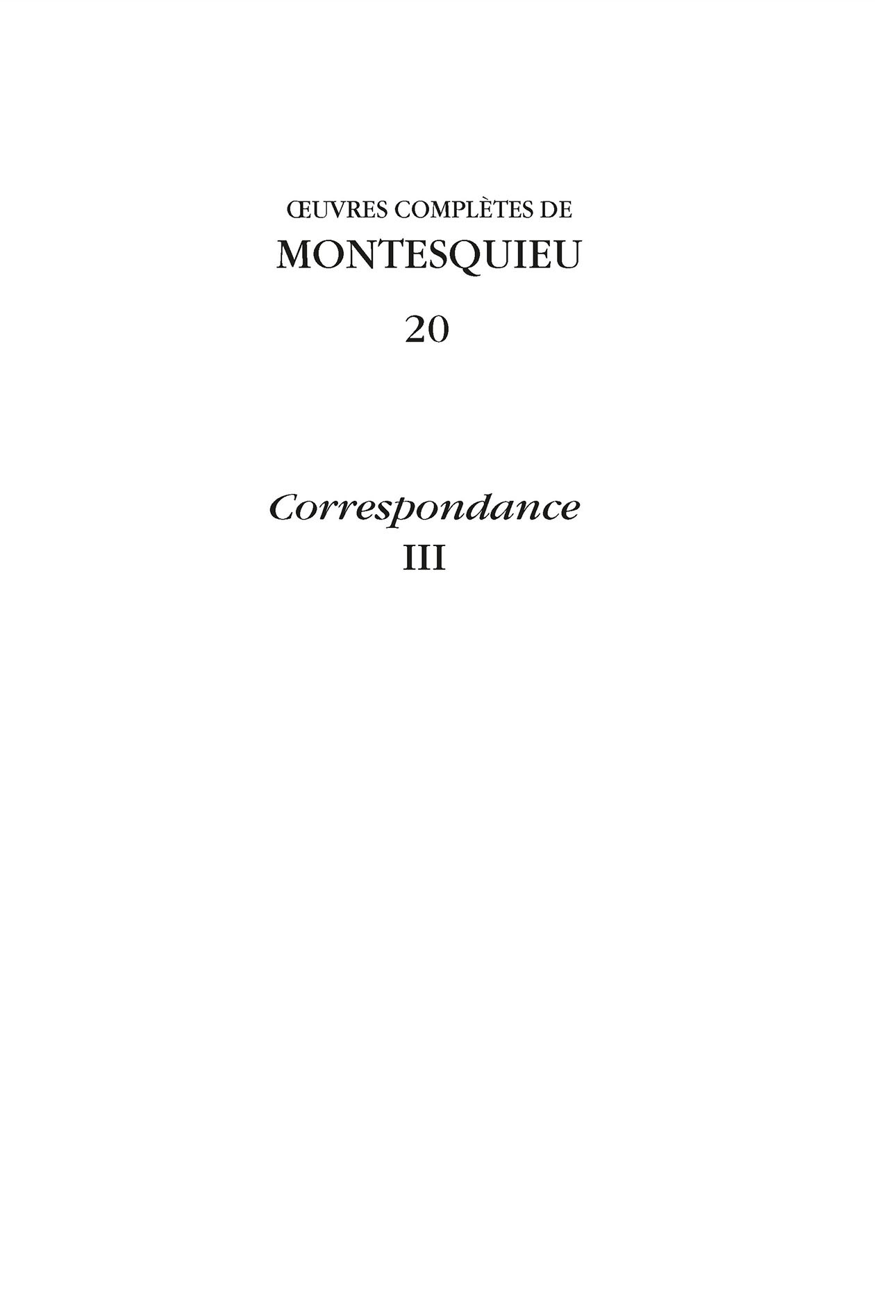 oeuvres complètes, Correspondance, III (9782406099338-front-cover)