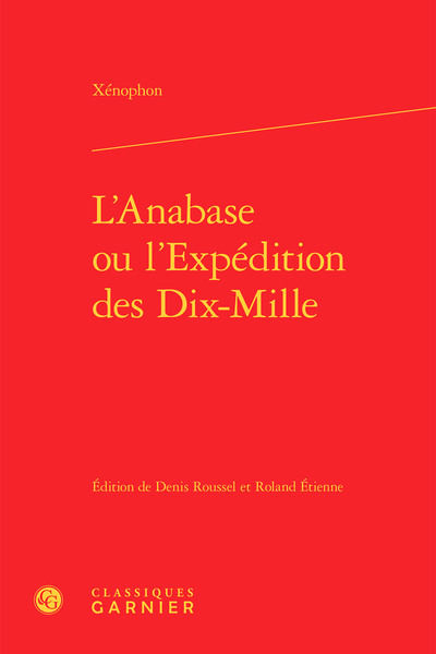 L'Anabase ou l'Expédition des Dix-Mille (9782406061199-front-cover)