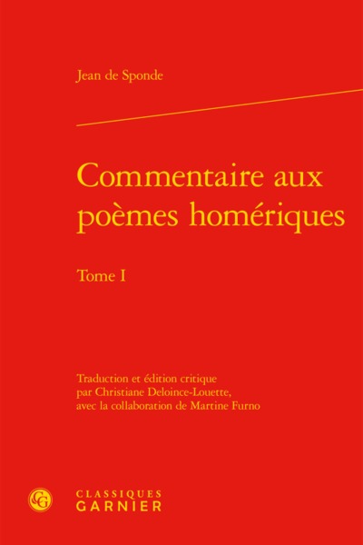 commentaire aux poèmes homériques. tome i (9782406064244-front-cover)
