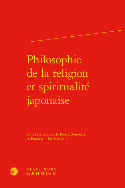 Philosophie de la religion et spiritualité japonaise (9782406084129-front-cover)