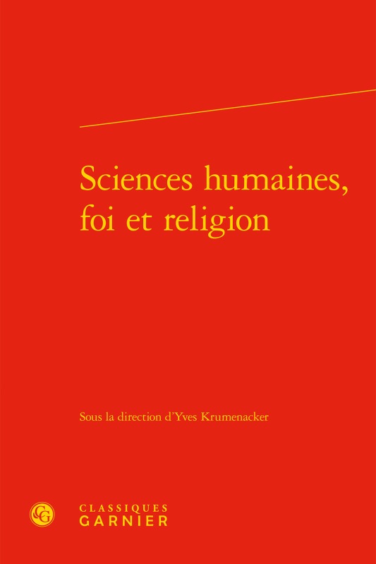 Sciences humaines, foi et religion (9782406082880-front-cover)