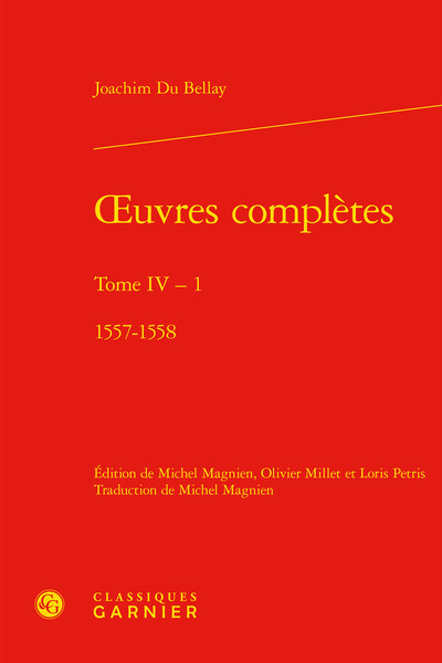 oeuvres complètes, 1557-1558 (9782406095255-front-cover)