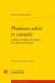 Plusieurs advis et conseils (9782406061564-front-cover)