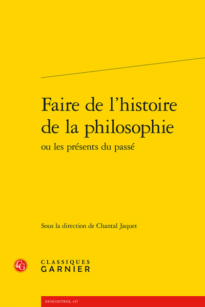 Faire de l'histoire de la philosophie (9782406097709-front-cover)