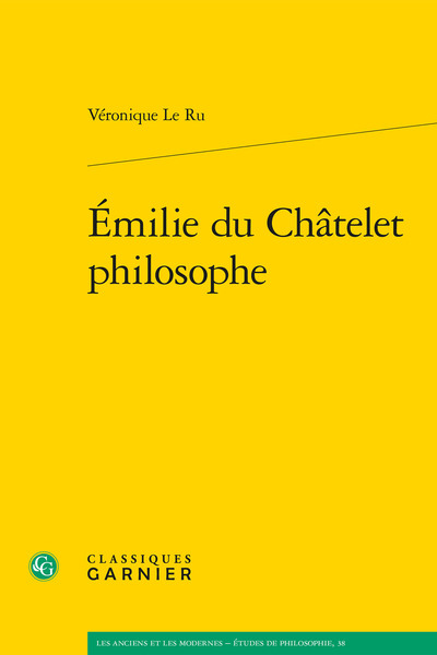 Émilie du Châtelet philosophe (9782406087922-front-cover)