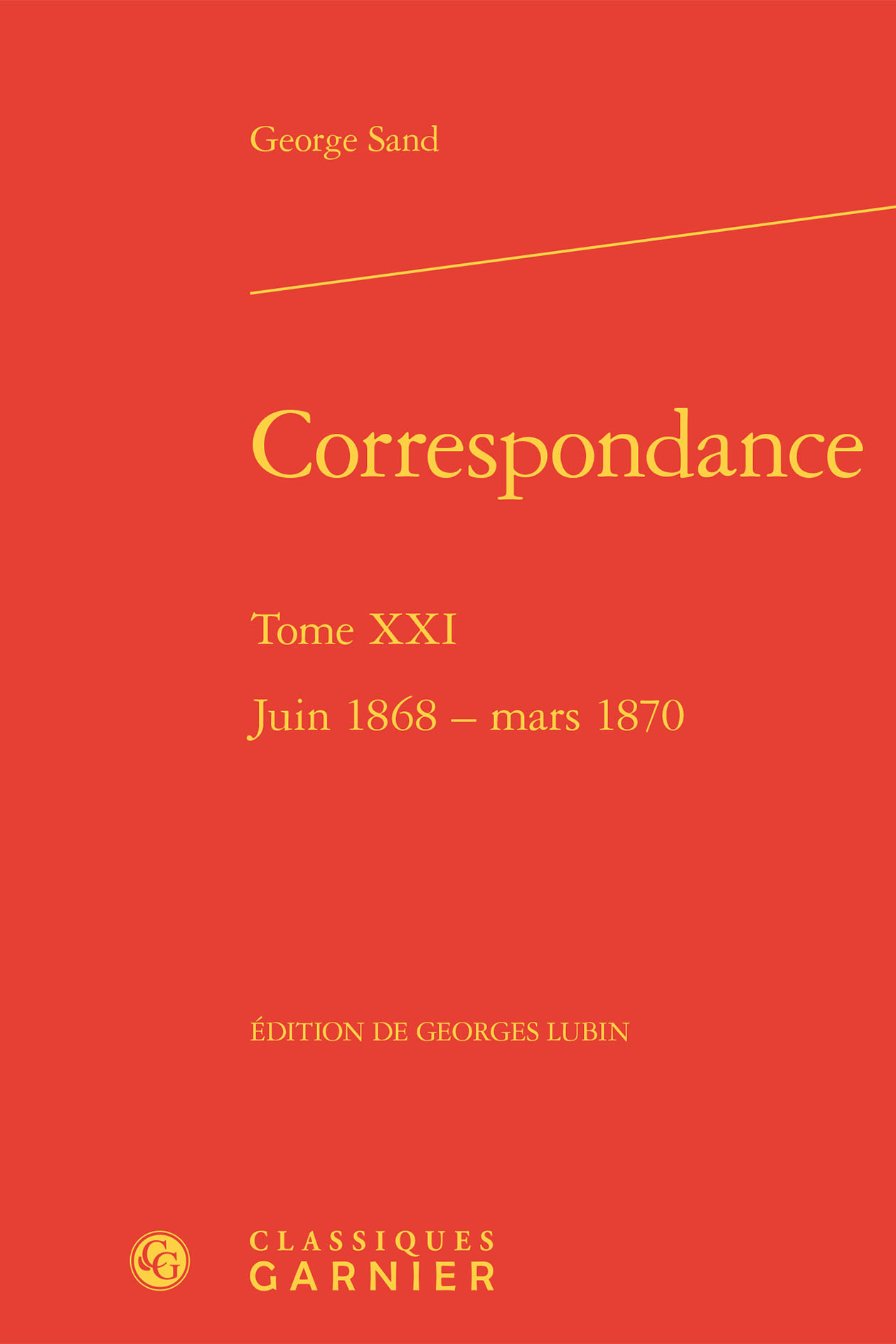 Correspondance, Juin 1868 - mars 1870 (9782406084907-front-cover)