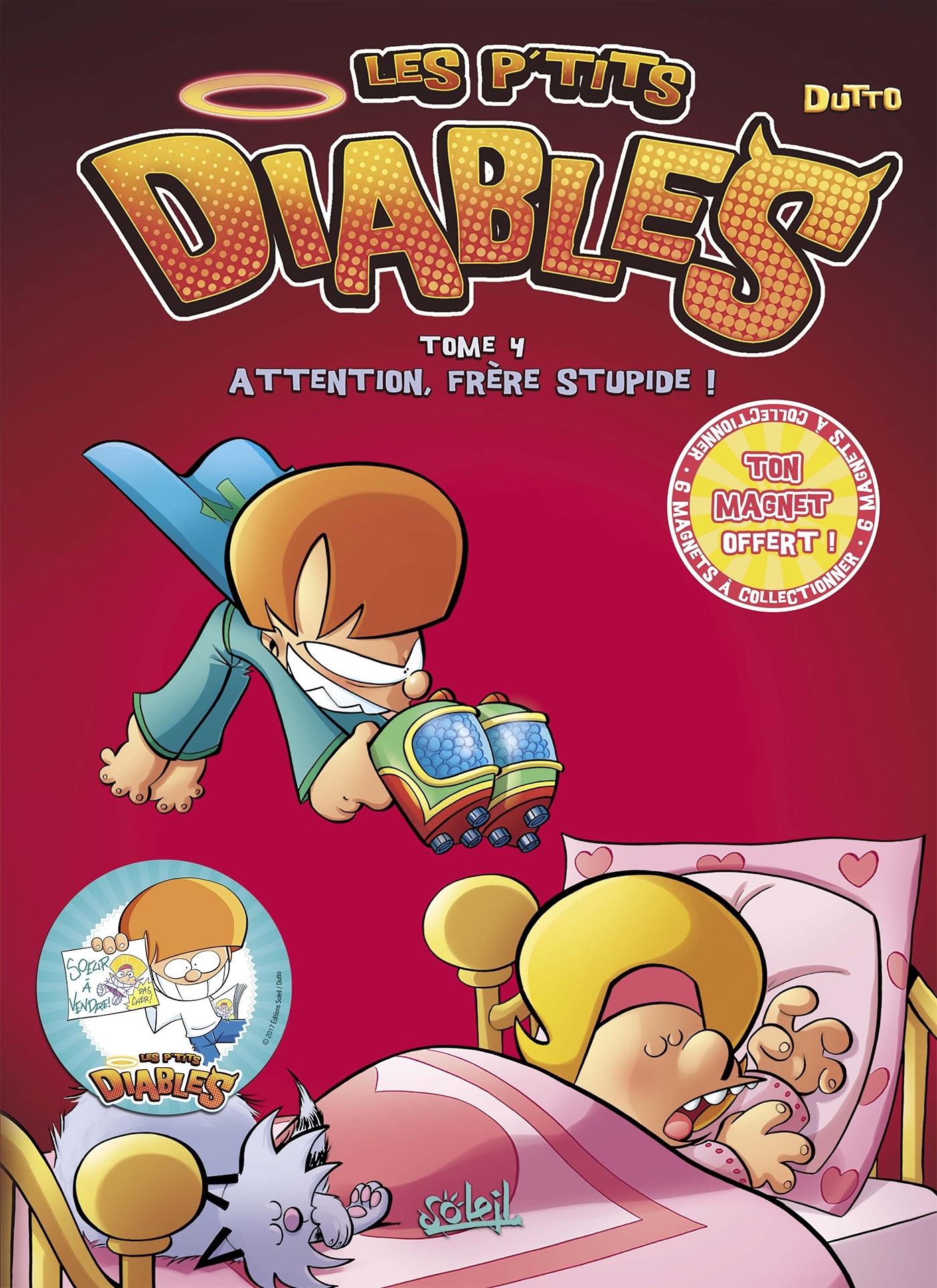 Les P'tits Diables T04, Attention, frère stupide ! (9782849462461-front-cover)