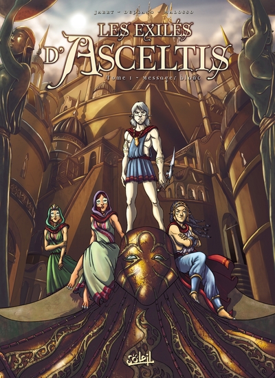 Les Exilés d'Asceltis T01, Le Messager blanc (9782849467909-front-cover)