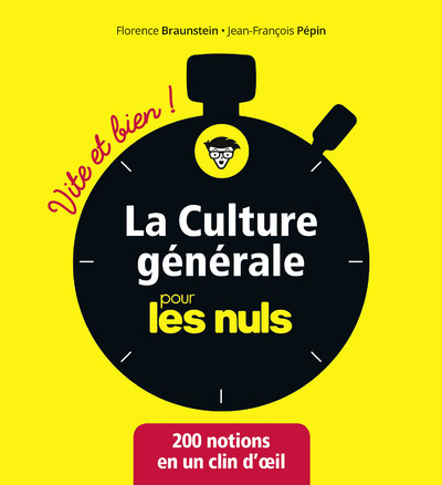 La culture générale pour les Nuls - Vite et Bien ! (9782412031087-front-cover)